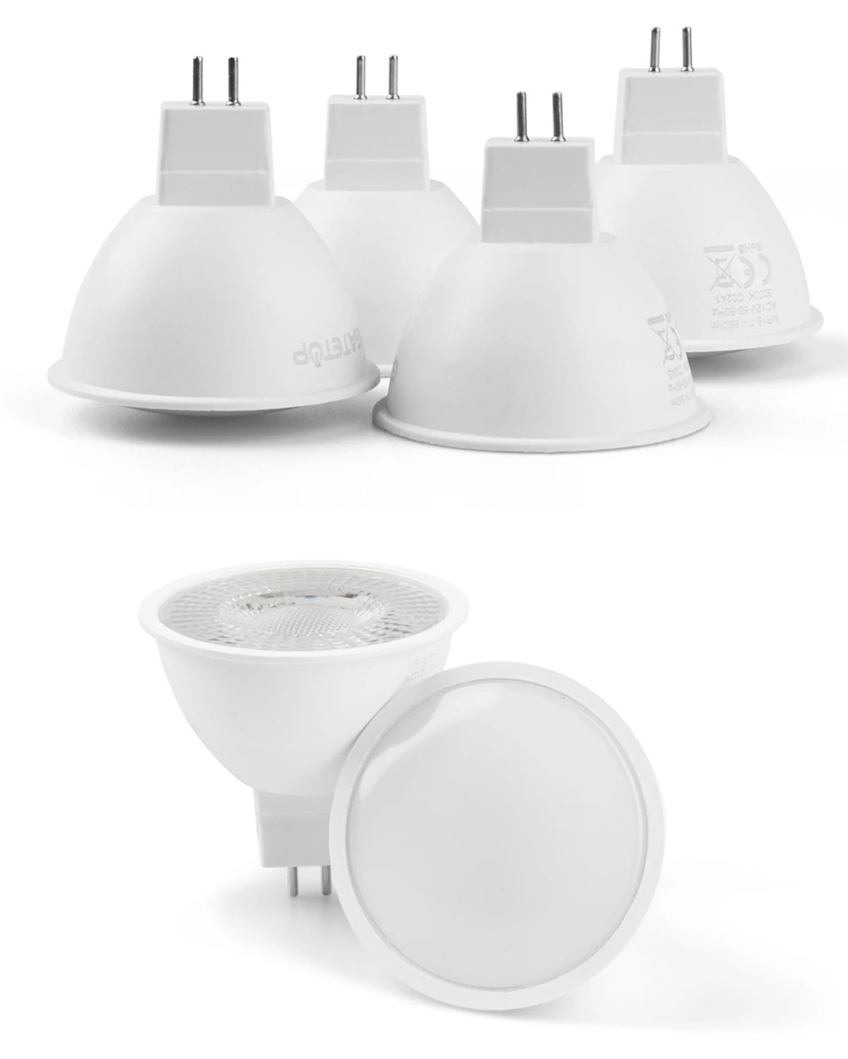 10PCS MR16 LED Spotlight Bulb GU5.3 Lampada AC 110V 220V 12V Bulbs Spot Light Replace The 50W Halogen Lamp Home Direction