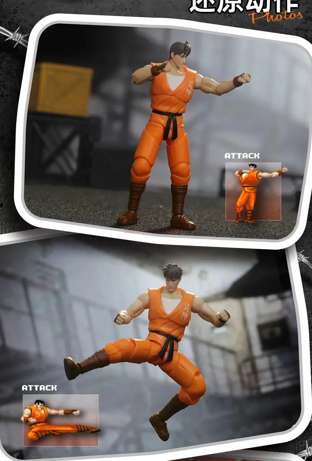 52TOYS Action Figure CAPCOM Final Fight 1PCS Colecionável Decoração de Mesa Presente Criativo para Aniversário 3.75inch/10cm