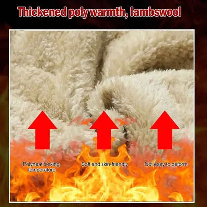 2025 Men's Winter Sweatpants Plush Thick Fleece Lambswool Thermal Casual Waterproof Windproof Warm  Trousers