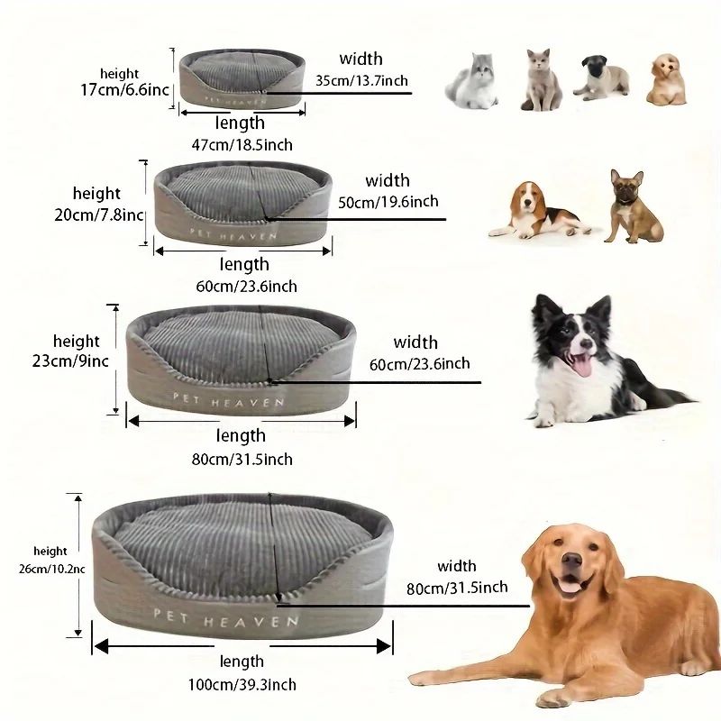 Ninho Universal para Pets Todas as Estações Lavável Cama Dupla Face para Cães e Gatos Almofada Macia Confortável 3D Tapete Durável Decoração para Casa