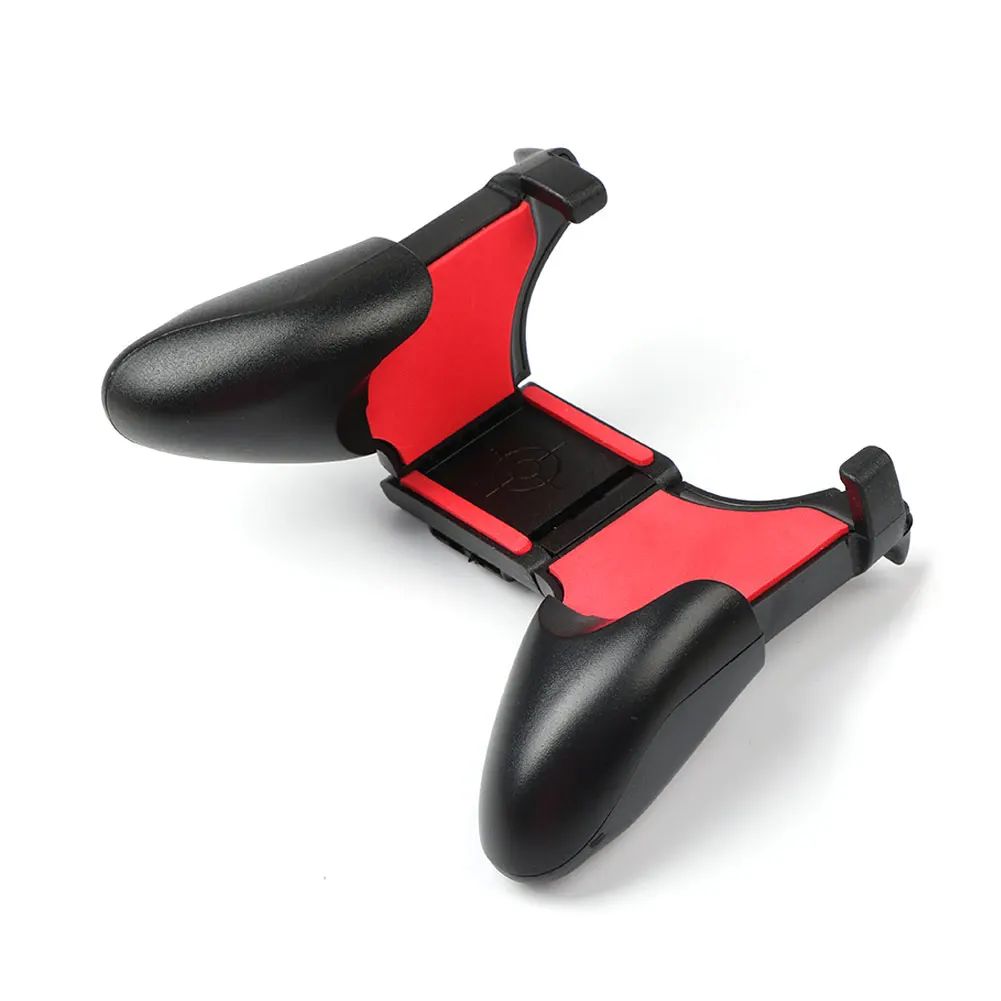 Portable 2 in 1 Mobile Game Controller PUBG Gaming Joystick Shooter Trigger Buttons Smartphone Gamepad for iPhone Android