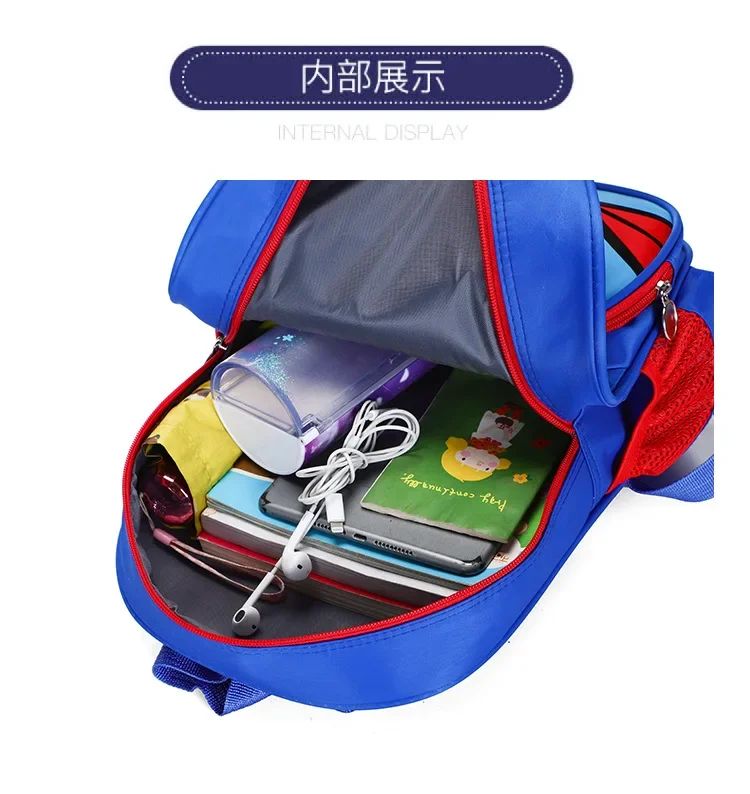 Novas Mochilas Escolares Infantis Meninos Meninas Homem-Aranha Desenho Animado Mochilas Infantis para Jardim de Infância Mochilas Ortopédicas para Crianças de 4 a 13 Anos
