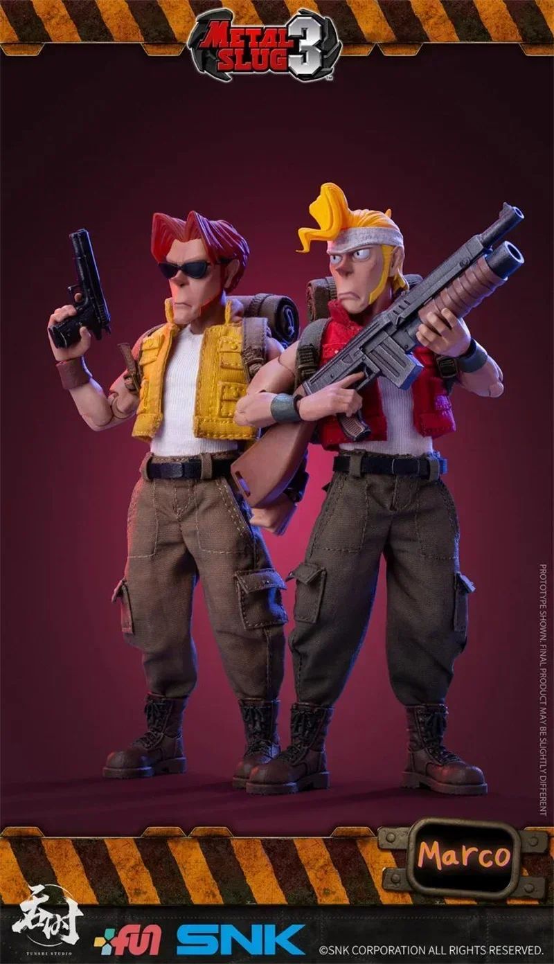 ?IN STOCK?TUNSHI Studio Original SNK Model Official Metal Slug 3 Marco Tarma Clark Still RALF JONES Rebel Soldier 1/12 Mecha Toy