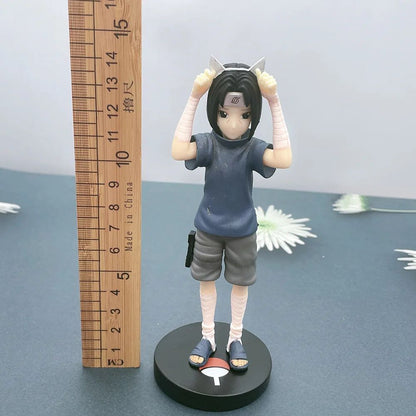 15cm Boneco de Anime Naruto Membro da Akatsuki Uchiha Itachi na Infância Bonecos de Ação PVC Modelo Colecionável Brinquedo Presente para Crianças