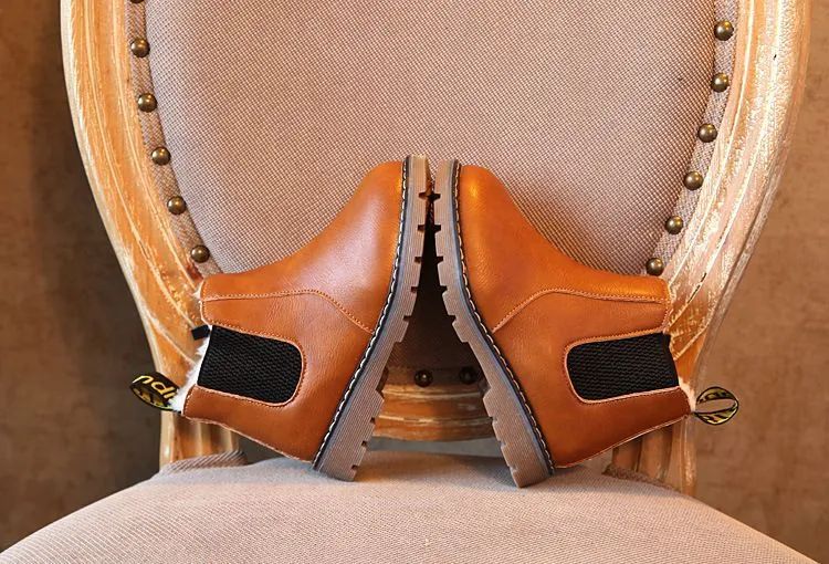Children's Boots for Boys Girls Toddlers Little Kids Fashion Classic Ankle Boots Warm Rubber Chelsea Boots British Style 21-36