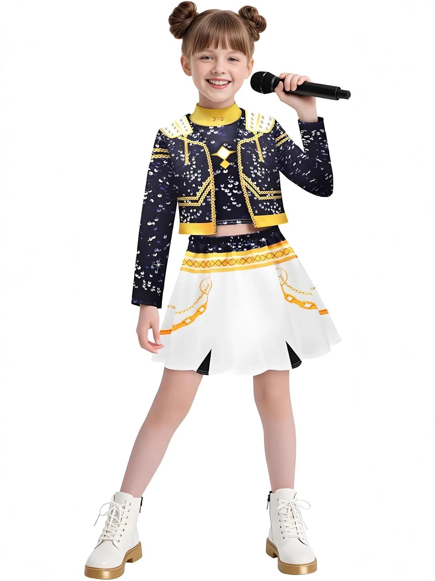 Anime Movie Kids  Cosplay Rumi Zoey Mira Cosplay Suit Clothes KPop Rumi Zoey Cosplay Costume 3D Print Costume