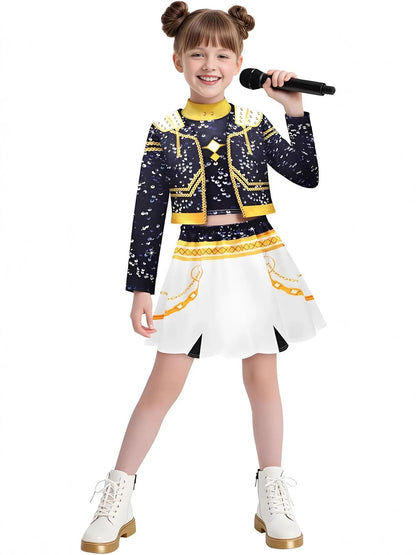 Anime Movie Kids  Cosplay Rumi Zoey Mira Cosplay Suit Clothes KPop Rumi Zoey Cosplay Costume 3D Print Costume