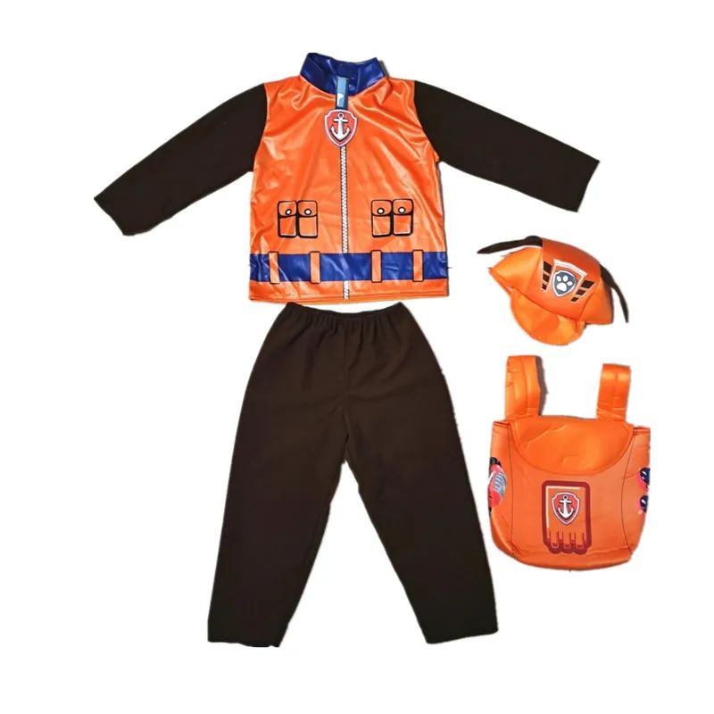 Anime Dog Patrol Kids Cosplay Costume Marshall Chase Skye Zuma Rubble Children Tops Pants Patrol Uniform Halloween Costume