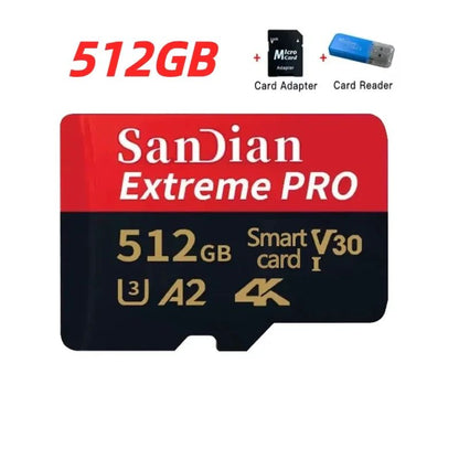 High Speed Micro TF/SD 512GB Original TF Flash Card 1TB SD Card 128GB 256GB High Capacity Memory Card for Laptops/PC/MAC/Phones