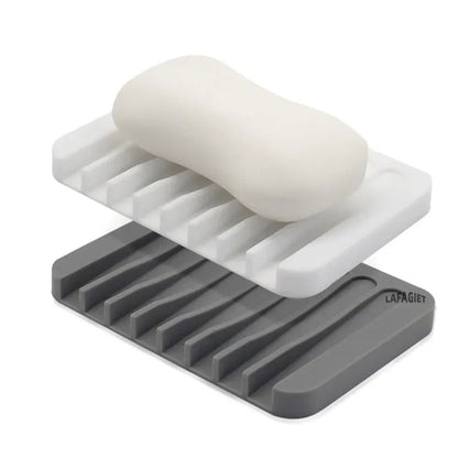 Saboneteira de Silicone para Chuveiro, Suporte de Sabão com Dreno, Organizador de Esponja para Pia de Cozinha, Bandeja de Secagem, Acessórios de Banheiro