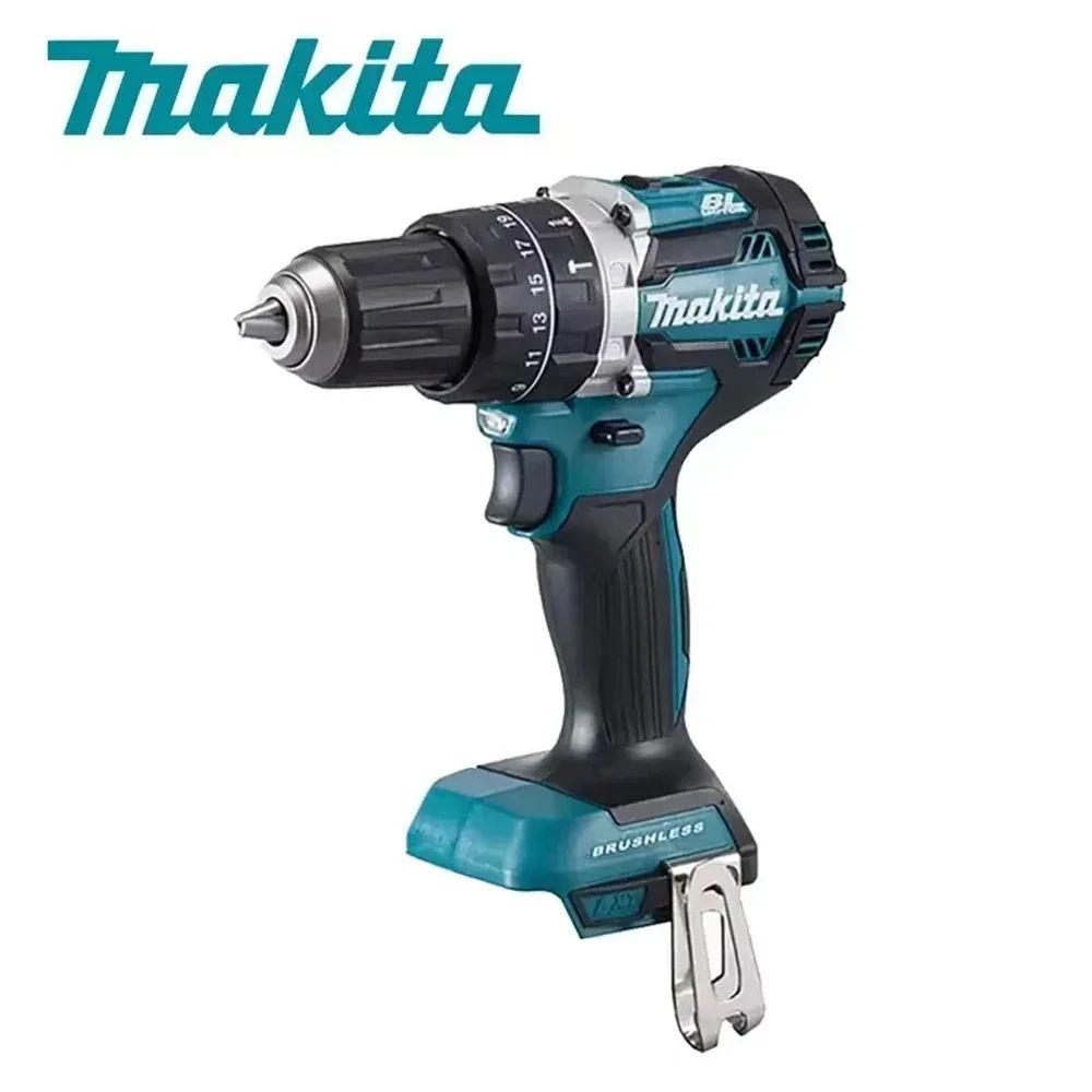 Furadeira de Impacto Parafusadeira a Bateria Makita DHP487 18V Velocidade Variável Motor Sem Escova Ferramenta Elétrica Furadeira
