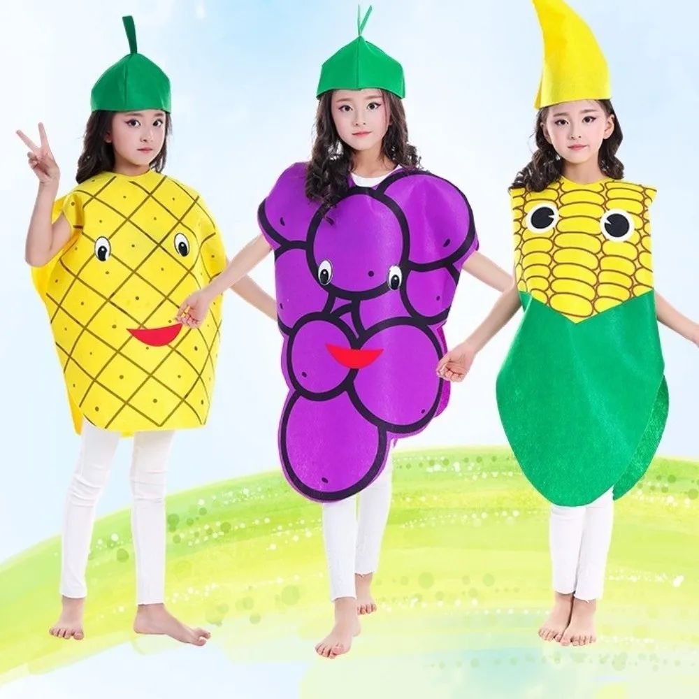 Fruit Fruit Vegetable Cosplay Costume Portable Cosplay Dance Performance Costumes 90-140CM Performances Cos Clothing
