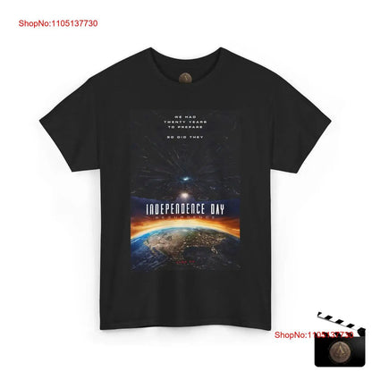 Independence Day Resurgence Movie Poster T Shirt For  vintage Washed Comfortable Soft streetwear Versatile Stretched Breathable