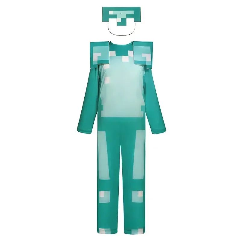 Game My World Role Play Holiday Party Pixel Costume Toy Mc Boys Girls Set Diamond  Christmas Gift Stage Costume