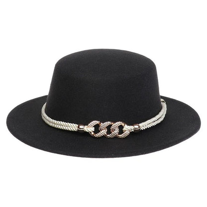 British Style Felt Fedora Jazz Hat Elegant Wedding Party Trilby Lightweight Unisex Fashionable Headwear