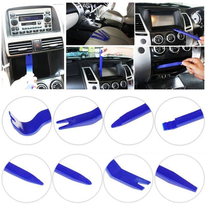 12 Peças Ferramentas de Remoção de Rádio Automotivo Conjunto de Ferramentas Manuais Clipe de Porta Automotiva Painel de Acabamento Painel de Áudio Ferramentas de Reparo de Instalação de Removedor de Alavanca Kit