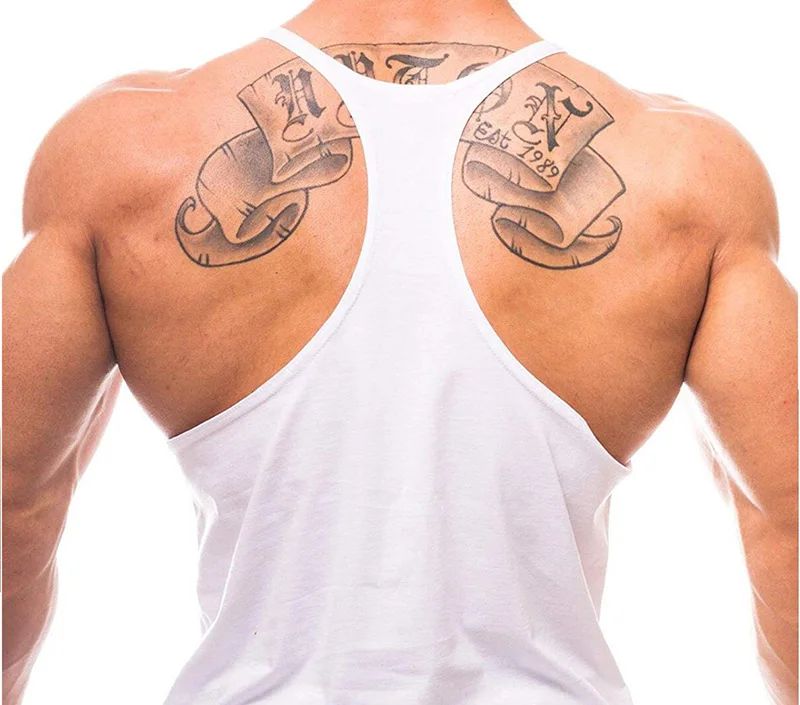 Gym Man Workout Bodybuilding Shirt Men Singlets Stringer Undershirt Vests Tank T