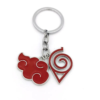 Anime Naruto Chaveiro Brinquedo Kunai Shuriken Konoha Ninja Carro Mochila Xiao Organização Nuvem Vermelha Chaveiro Acessórios Presente
