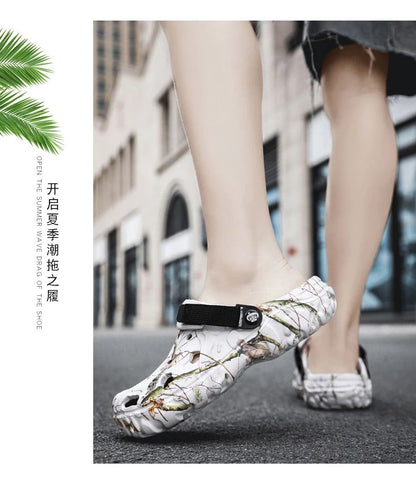 Men Shoes Slippers Men Garden Flat Sandals Platform Sandals Man Summer Sandals 2025 Male Sneakers Outdoor Flip Flops Home Clogs