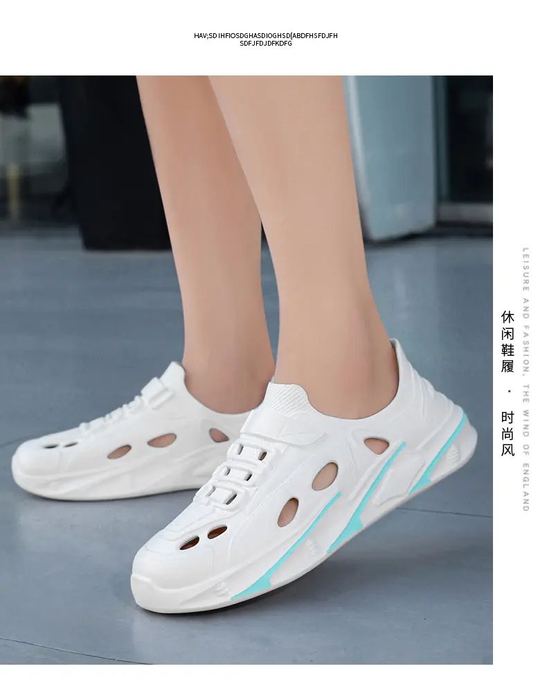 Summer Men's Outdoor Sandals Slippers Beach Comfortable Thick Soft Clogs Men Women Beach Sandals Male Casual Water Garden Shoes