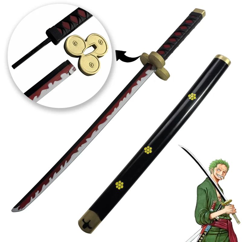 One Piece Cosplay Roronoa Zoro Katana Sword PU Trafalgar Sword Law Role Playing Yuki Samurai prop Party toy Sword 72cm