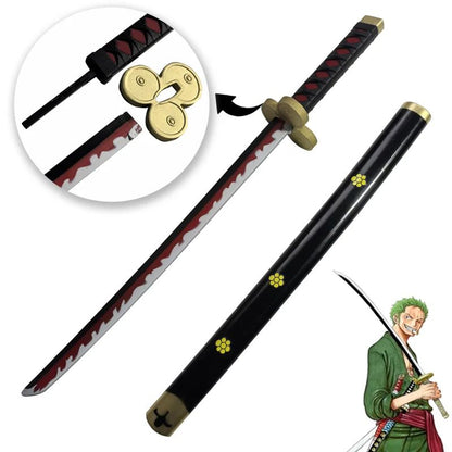 One Piece Cosplay Roronoa Zoro Katana Sword PU Trafalgar Sword Law Role Playing Yuki Samurai prop Party toy Sword 72cm