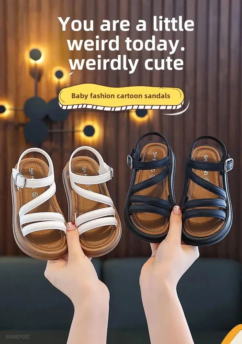 Baby Girls Sandals Summer Casual Children Sandals Girls Flat Shoes Fashion Casual Non Slip Kids Beach Shoes sandalias de mujer