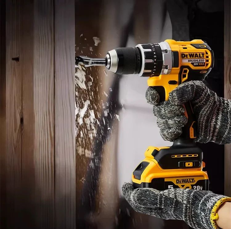 Dewalt DCD796 Parafusadeira/Furadeira de Impacto sem Fio Brushless Parafusadeira Brushless Multifuncional Recarregável Portátil Ferramentas Elétricas 20V a Bateria