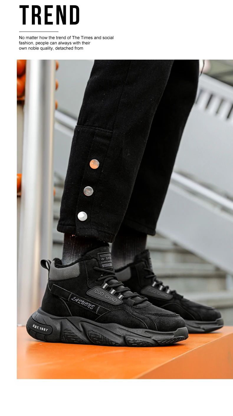 Winter Sport Shoes for Men Sports and Leisure Loafers Ankle Boots Casual Shoes Casual Sneaker Platform Sports Shoes Fashion New