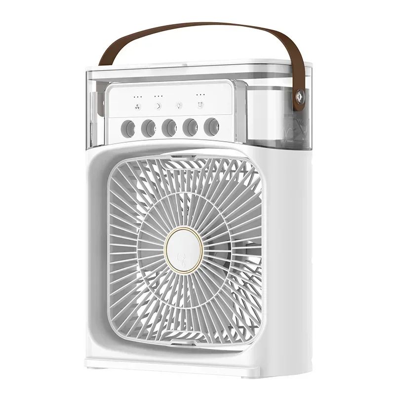 Portable Humidifier Fan AIr Conditioner Mini Fan Water-cooled Silent Air Cooler Air Adjustment For Office Household 3 Speed Fan