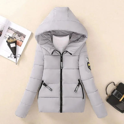 2025 New Winter Jacket Women Parkas Hooded Short Coats Female Parka Warm Thicken Jacket Korean Loose Cotton Padded Outwear
