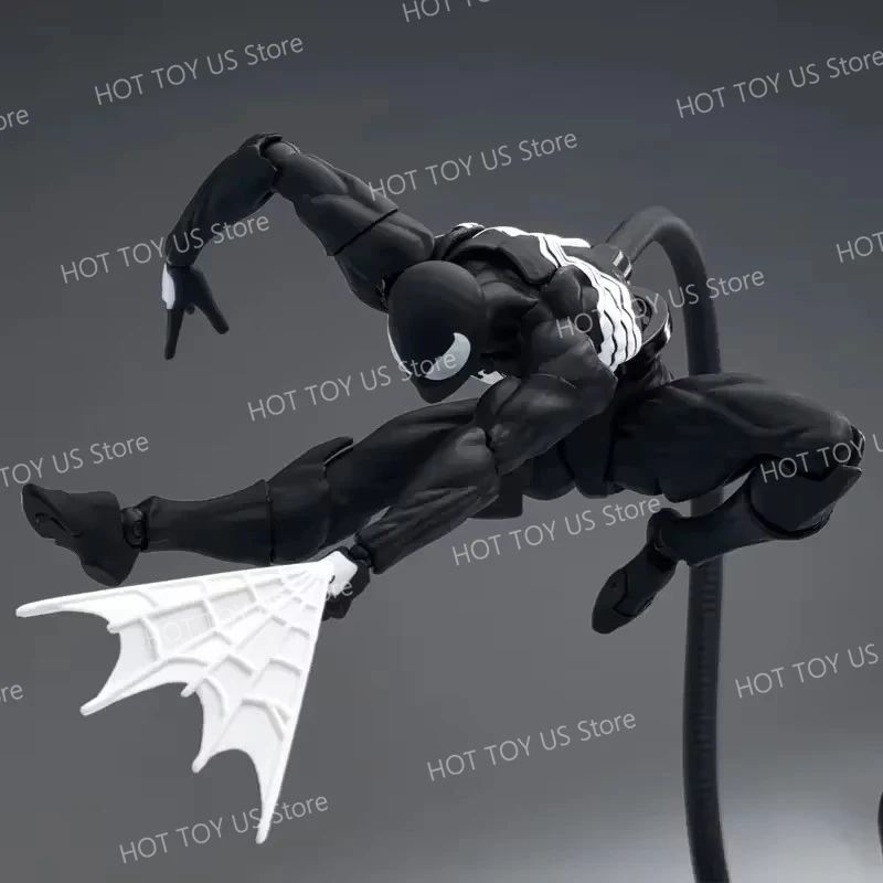 Mess Toys Homem-Aranha Symbiote Homem-Aranha Messtoys Traje Preto Vizinho Aranha Escarlate Anime Boneco de Ação Presentes Brinquedos