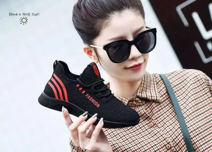 Tenis Feminino 2025 Women Vulcanized Shoes Breathable Women Fashion Air Mesh Casual Sports Shoes Womens Sneakers Chaussure Femme