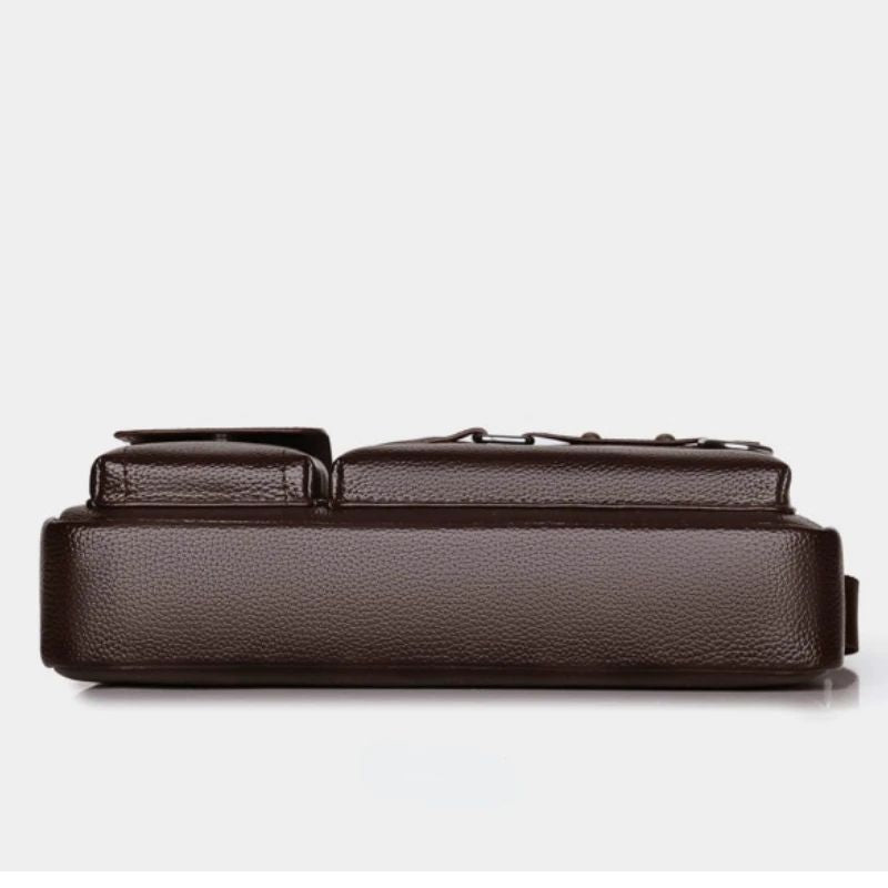 2024 New Men Shoulder Bag for 10.4" Ipad PU Leather Business Handbags Men Messenger Bags Fashion Man Crossbody Bag