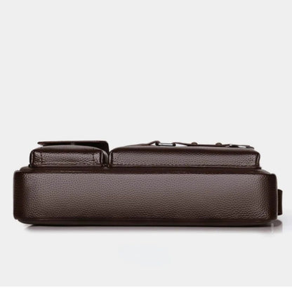 2024 New Men Shoulder Bag for 10.4" Ipad PU Leather Business Handbags Men Messenger Bags Fashion Man Crossbody Bag