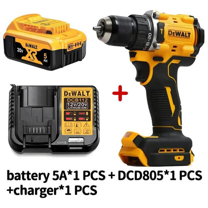 DEWALT Bateria 20V 6AH recarregável de íon de lítio carregador DCB118 Parafusadeira Furadeira Elétrica sem escovas DCD805 ferramenta elétrica