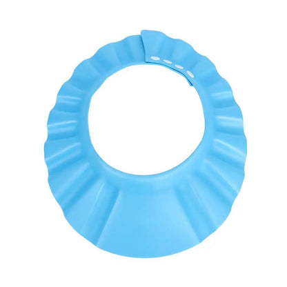 Touca de Banho Protetora Ajustável para Cabelo de Bebês e Crianças