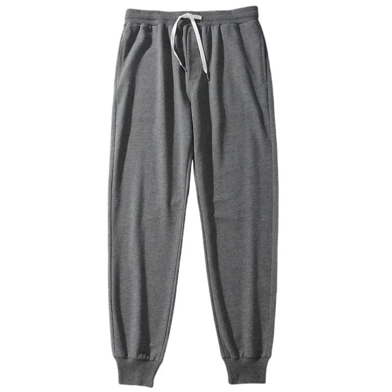 Men 100% Cotton Pants Elastic Gym Sweatpants Casual Jogging Trousers Sport Joggers Fitness Running Pants Man Clothing Streetwear