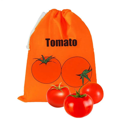 Fruits Preservation Storage Bags Reusable Drawstring Fresh Keeping Bundle Pocket For Banana Vegetables Lettuce Organizer