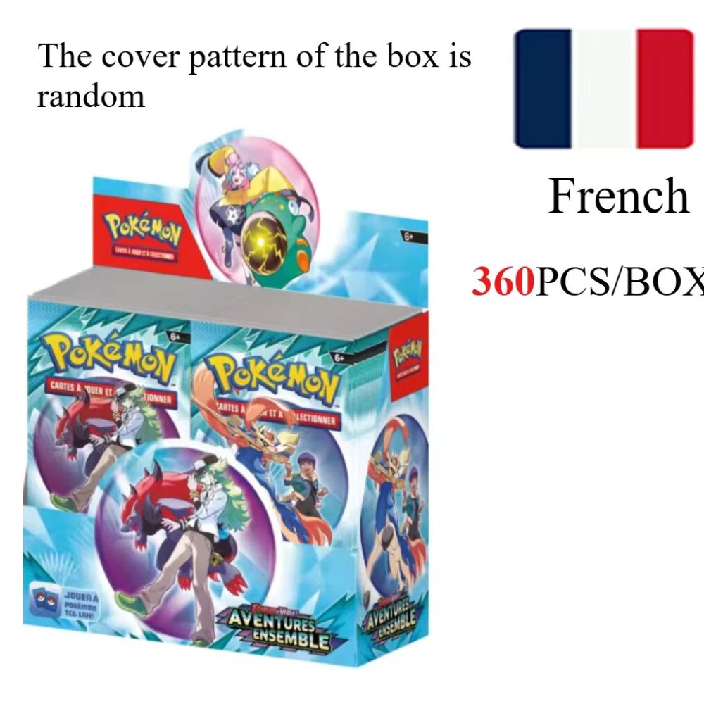 36 Pacotes Franceses de Cartas Pokémon ASTRES RADIEUX Obsidian Flames Brilliant Stars Lost Origin Pokémon Booster Card de Batalha de Transação