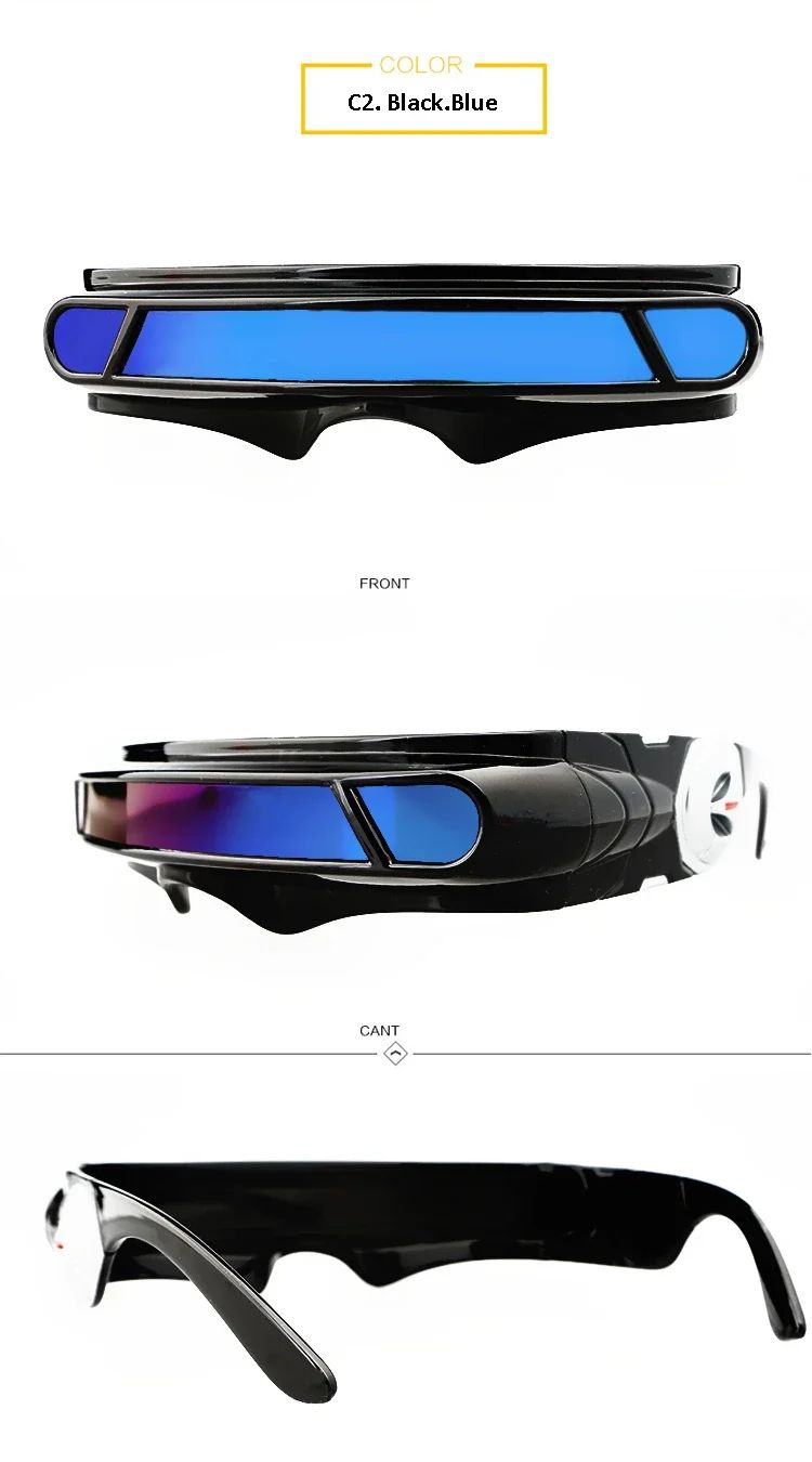 x-man sunglasses X-men Cyclops Cosplay Polarized Sunglasses for Men Women Memory Material Shield  Designer Sunglasses