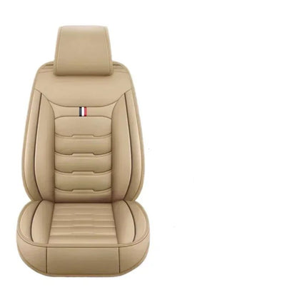 Auto Set Car Seat Covers PU Leather Single Front Split Bench Protector Four Season Universal Fit Most Car SUV Car Accessories