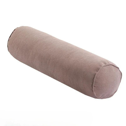 1pc Cylindrical Pillow Solid Color Velvet Bedhead Neck and Waist Pillow Sofa Cushion Beauty Shop Footrest Almohada Cilíndrica
