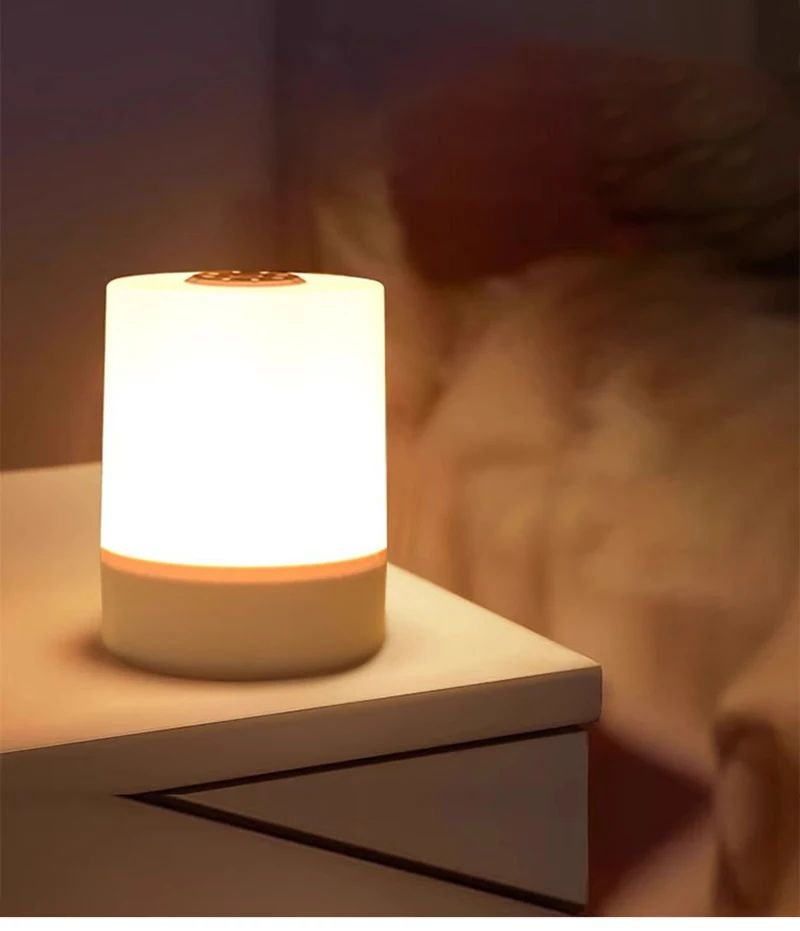 Led Night Lights Bedside Dimmable Charging Desktop Night Lamps Bedroom Bedside Lighting Decoration Touch Reading Led Table Lamps