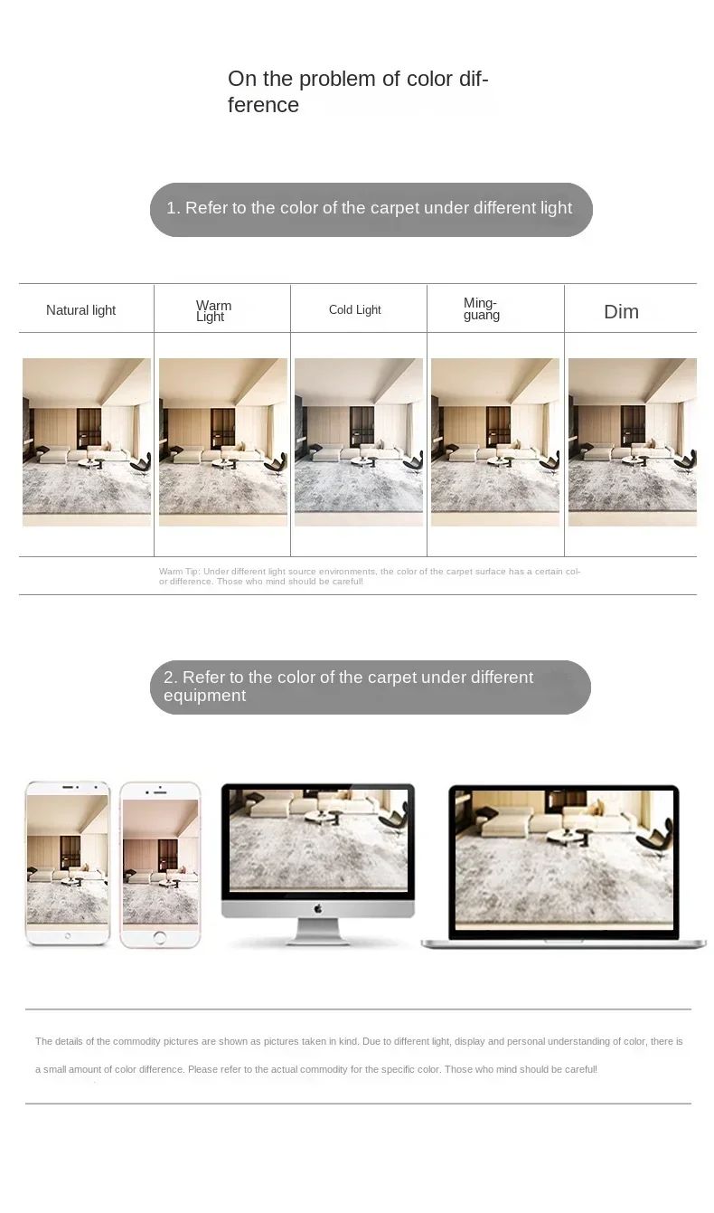 VIKAMA Upgraded Material Personalized Creative Dollar Simulated Money Carpet Living Room Bedroom Kitchen Bathroom Art Rug Mat