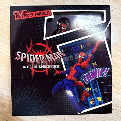 Action Figure Sv Action Homem-Aranha: Através do Aranhaverso Gwen Stacy Miles Morales Peter Parker Modelo Brinquedos