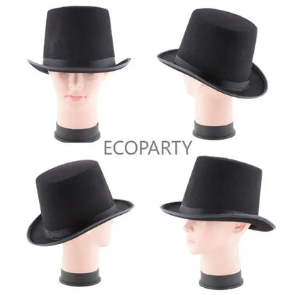Adult Magician Costume Kids Toy Kit Set for Men and Women with Top Hat, Cape, Magic Wand, White Gloves for Magic Tricks Show