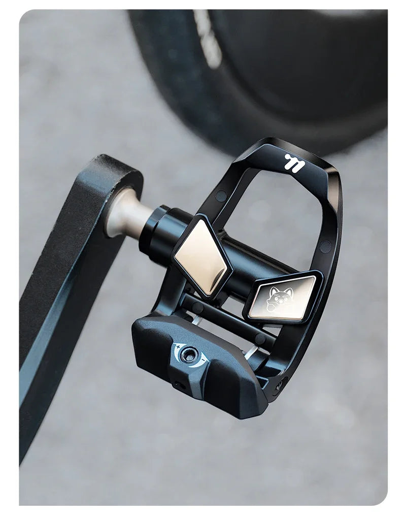 WEST BIKING Road Bike Pedals Nylon Bicycle Locking Pedals Cycling Bearing Cleats Clipless Pedal Look System With Locking Plates