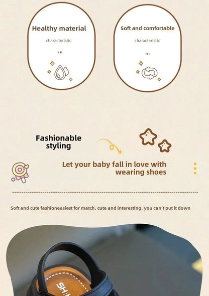 Baby Girls Sandals Summer Casual Children Sandals Girls Flat Shoes Fashion Casual Non Slip Kids Beach Shoes sandalias de mujer