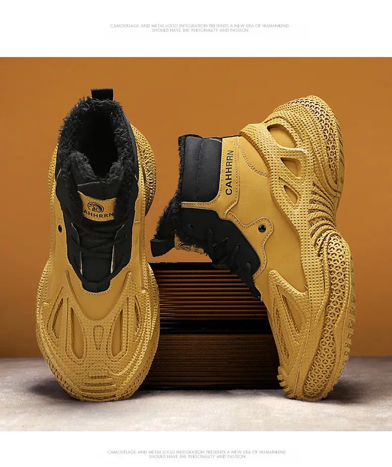 2025 Men's new breathable mesh trendy elastic band slip-on casual thick-soled sports shoes
